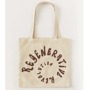 Christy Dawn Regenerative Revolution Canvas Tote Bag Like New